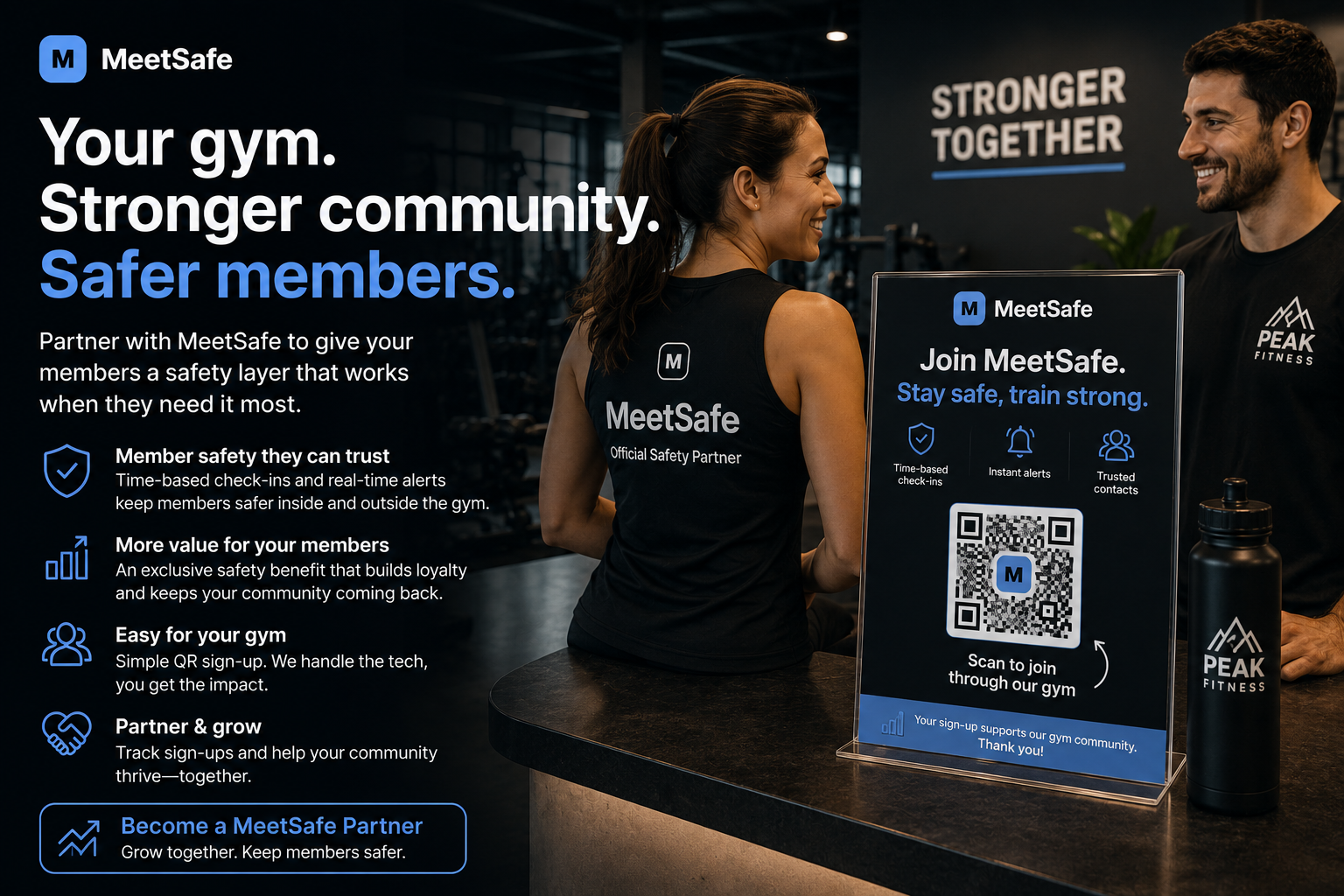 Bring MeetSafe to your community. MeetSafe visual